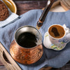 Wooden Handle Copper Coffee Pot (Pearl) - CRYSTALIA GLASS